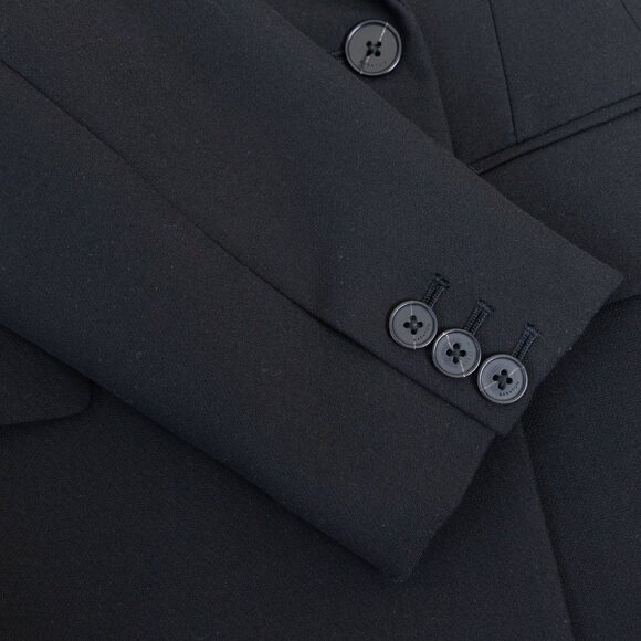 Aritzia Babaton Standout Double-Breasted Blazer Softly Structured Slim Fit Black - Picture 8 of 12